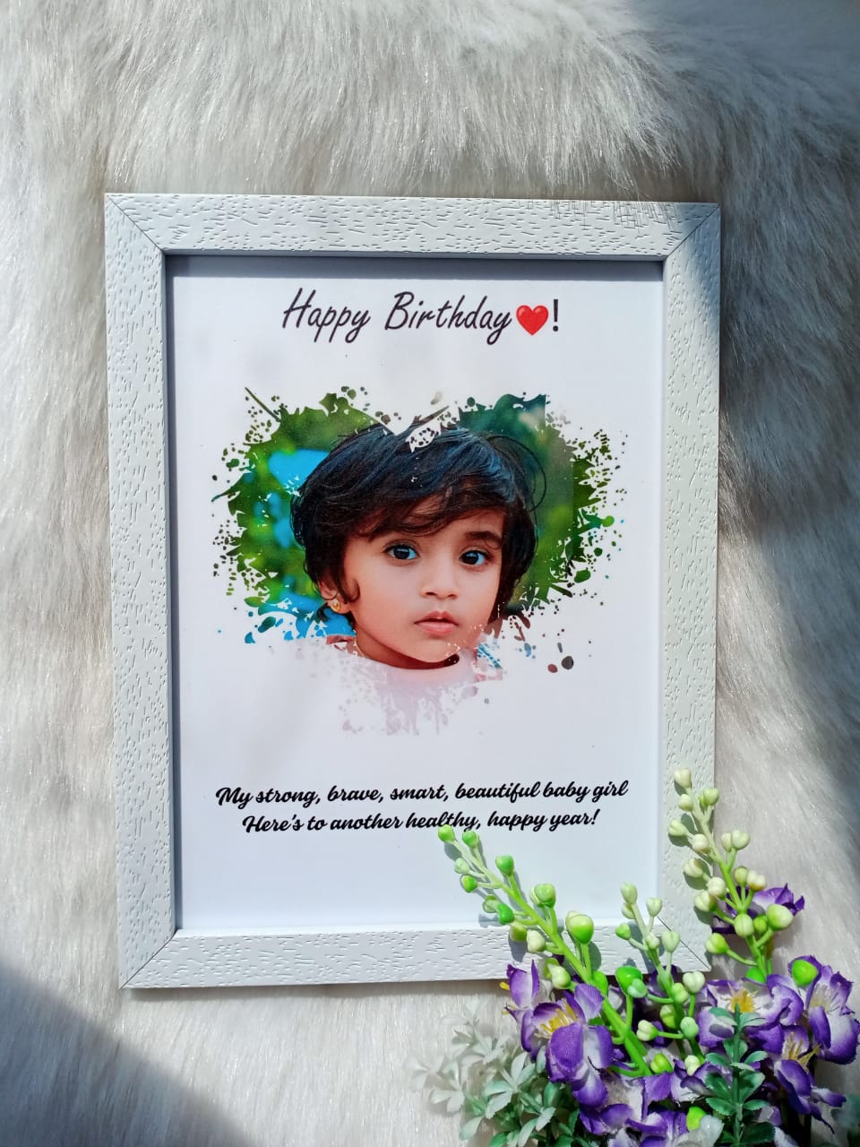 photo frame for baby birthday